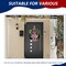 4th of July Hanging Door Sign - Patriotic Wooden Welcome Wreath for Front Door
